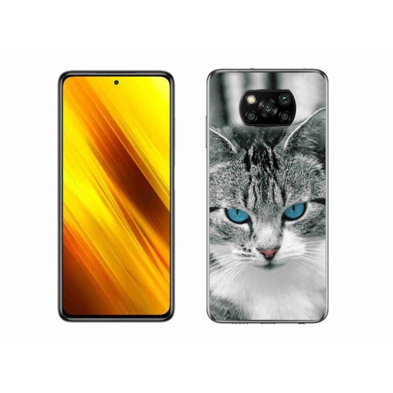 Gél borítás mmCase a Xiaomi Poco X3 Pro készülékhez - macska nézet 1