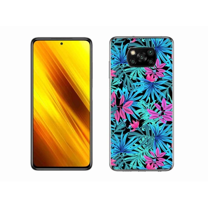 Gél borítás mmCase a Xiaomi Poco X3 Pro számára - virágok 3