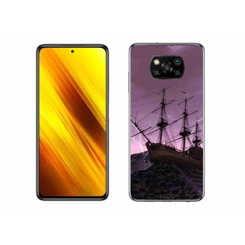 Gél borítás mmCase a Xiaomi Poco X3 Pro számára - hajó a viharban