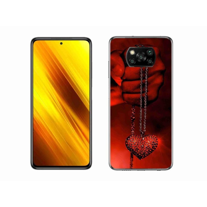 Gél borítás mmCase a Xiaomi Poco X3 Pro számára - nyaklánc