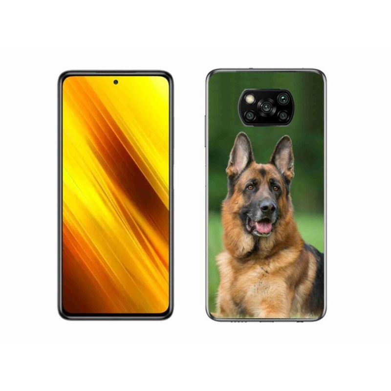 Gél borítás mmCase a Xiaomi Poco X3 Pro számára - Német juhászkutya