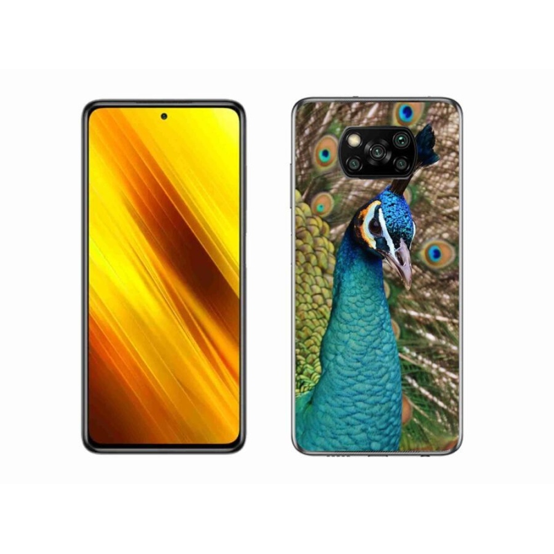Gél borítás mmCase a Xiaomi Poco X3 Pro készülékhez - páva