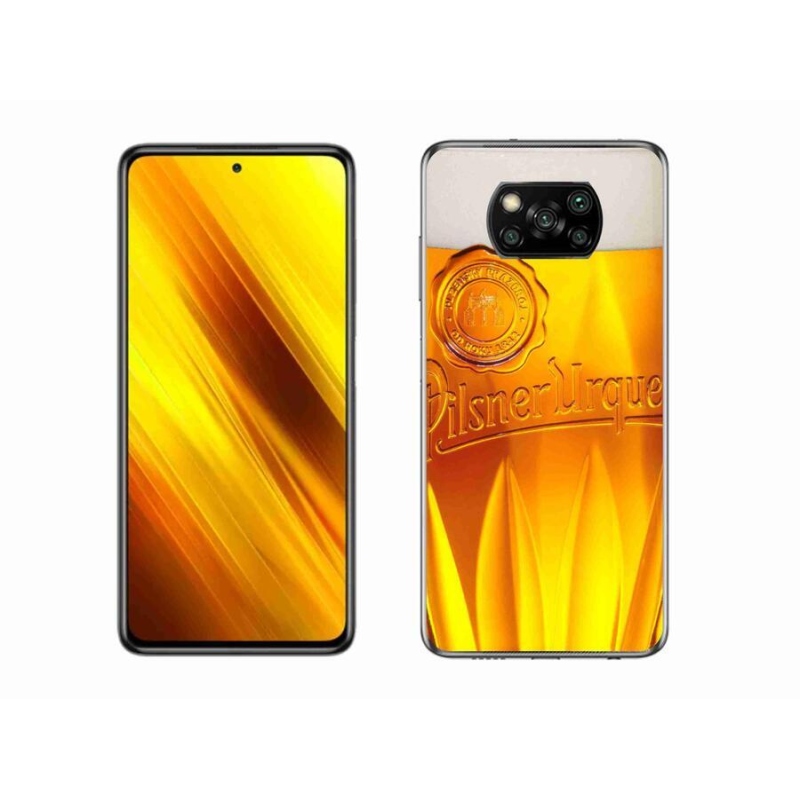 Gél borítás mmCase a Xiaomi Poco X3 Pro számára - sör