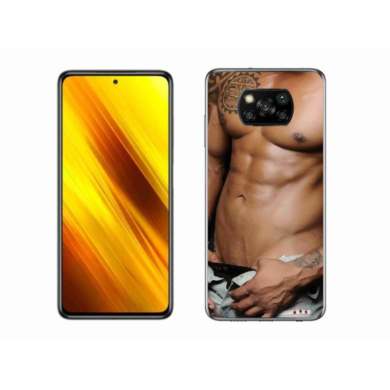 Gél borítás mmCase a Xiaomi Poco X3 Pro számára - szexi férfi