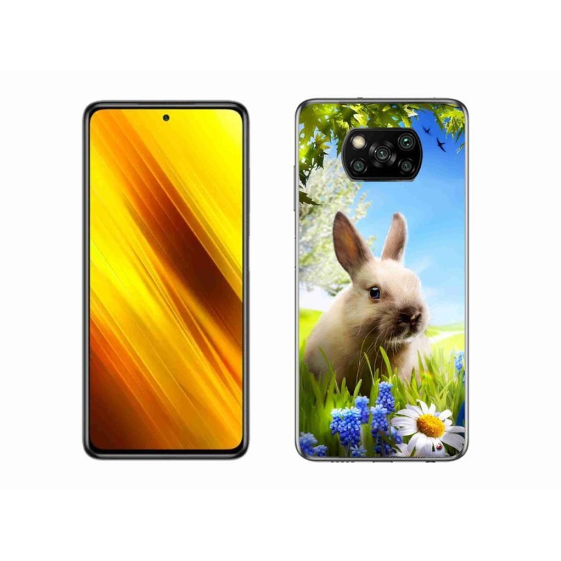 Gél borítás mmCase a Xiaomi Poco X3 Pro készülékhez - nyuszi
