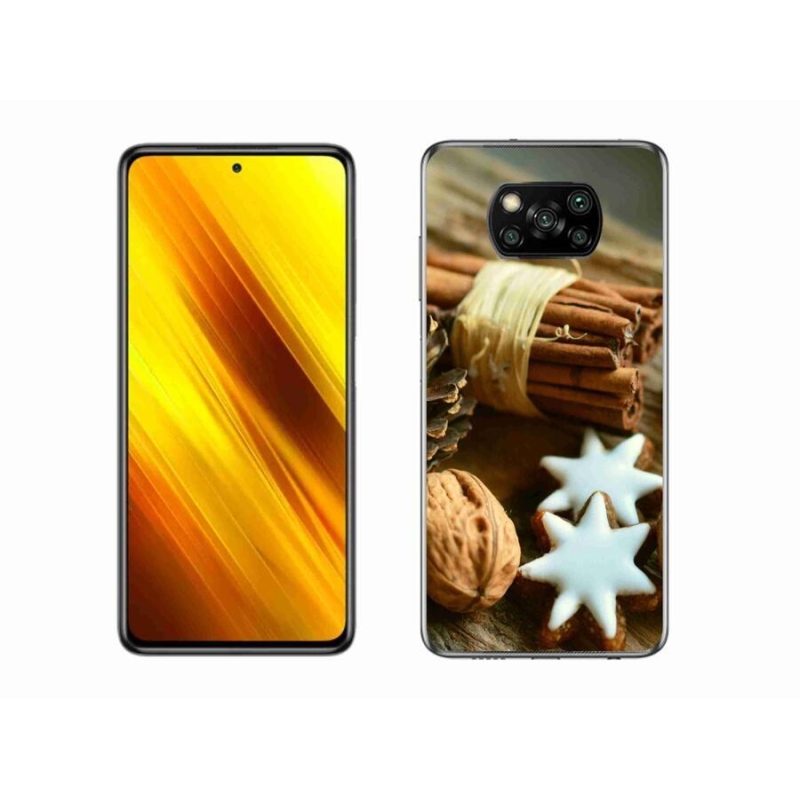 Gél borítás mmCase a Xiaomi Poco X3-hoz - fahéj és mézeskalács