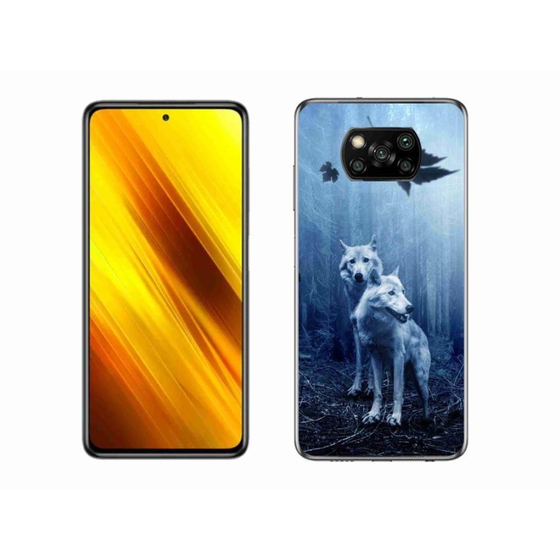 Gél borítás mmCase a Xiaomi Poco X3-hoz - farkasok az erdőben