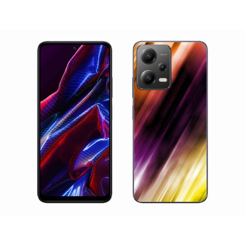 Gél borítás mmCase a Xiaomi Poco X5 5G számára - absztrakt minta 5