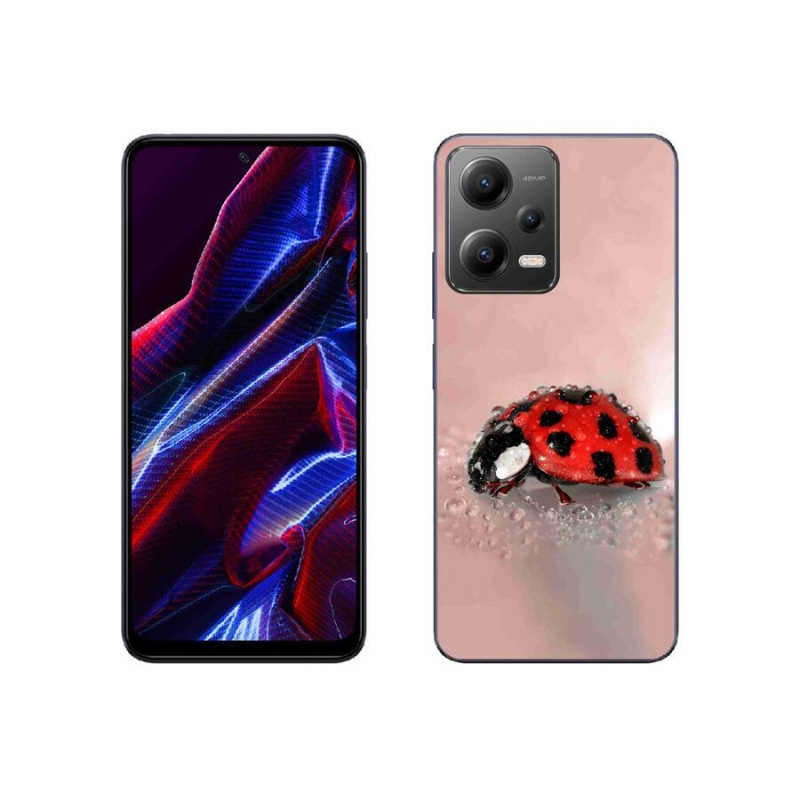 Gél borítás mmCase a Xiaomi Poco X5 5G számára - katicabogár