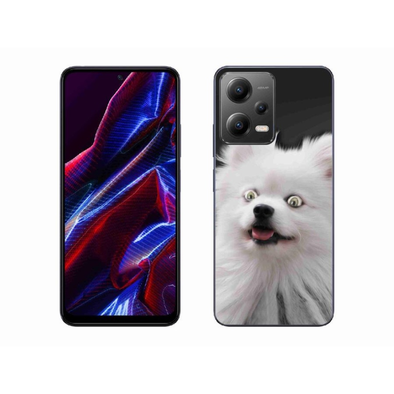 Gél borítás mmCase a Xiaomi Poco X5 5G számára - fehér tipp