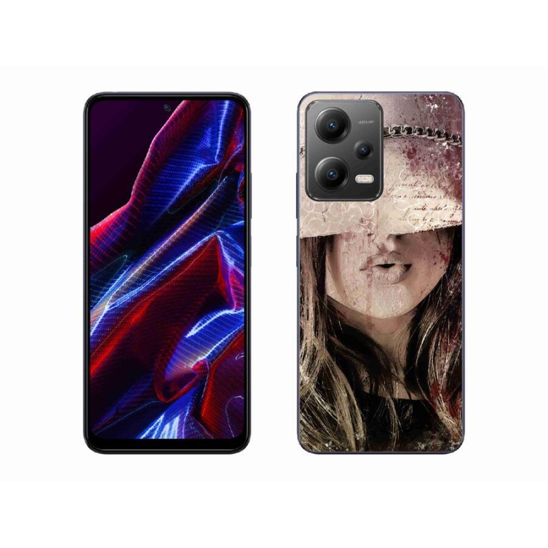 Gél borítás mmCase a Xiaomi Poco X5 5G számára - lány