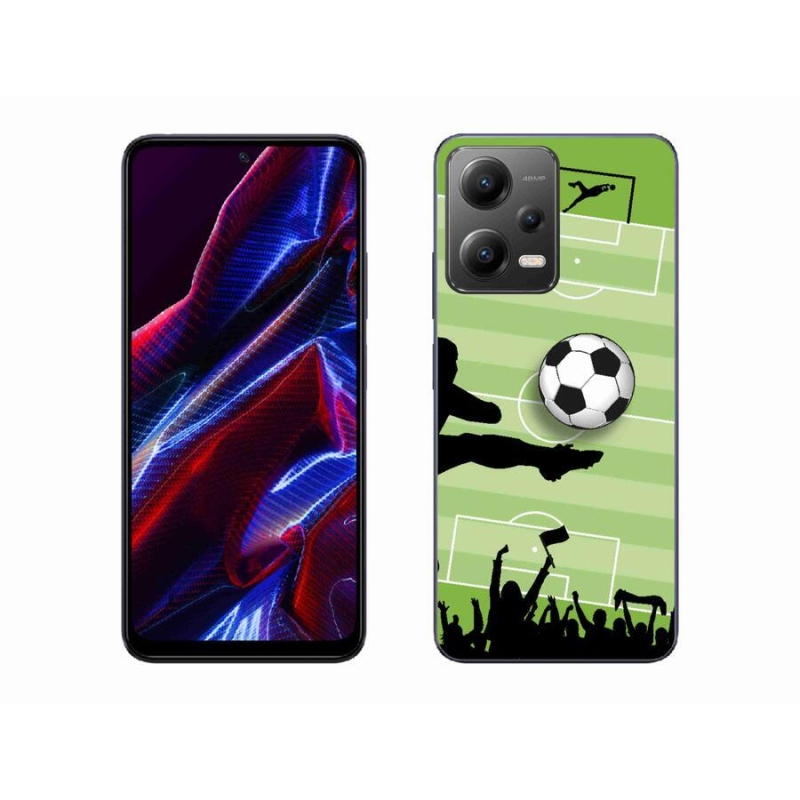 Gél borítás mmCase a Xiaomi Poco X5 5G számára - futball 3
