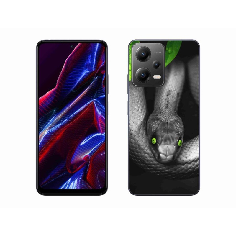 Gél borítás mmCase a Xiaomi Poco X5 5G-hez - kígyó