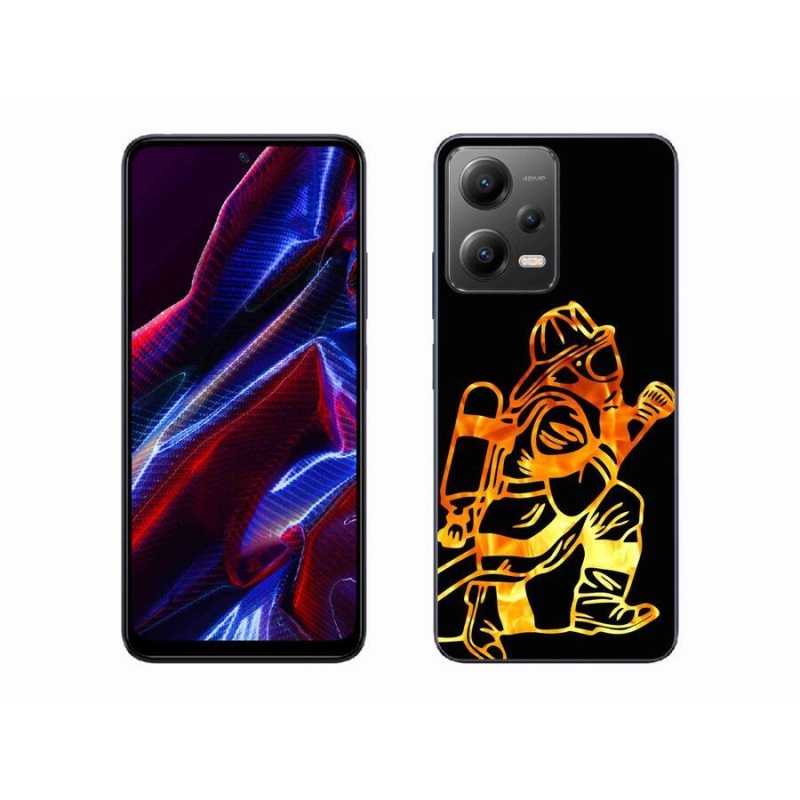 Gél borítás mmCase a Xiaomi Poco X5 5G-hez - tűzoltó 1