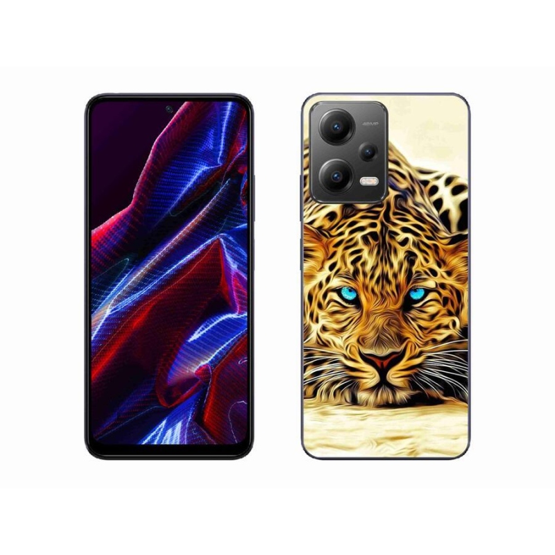 Gél borítás mmCase a Xiaomi Poco X5 5G számára - rajzfilm tigris