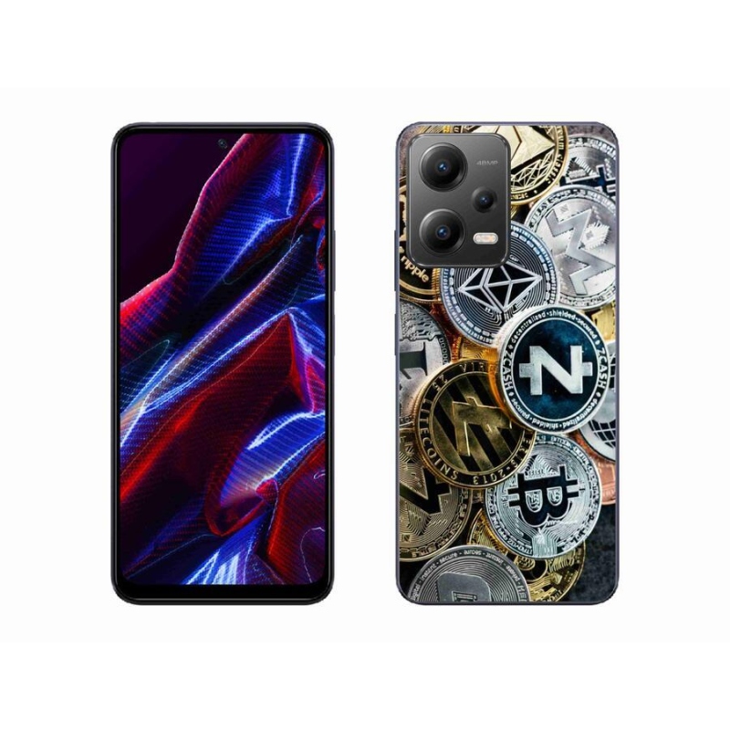 Gél borítás mmCase a Xiaomi Poco X5 5G számára - kriptovaluták