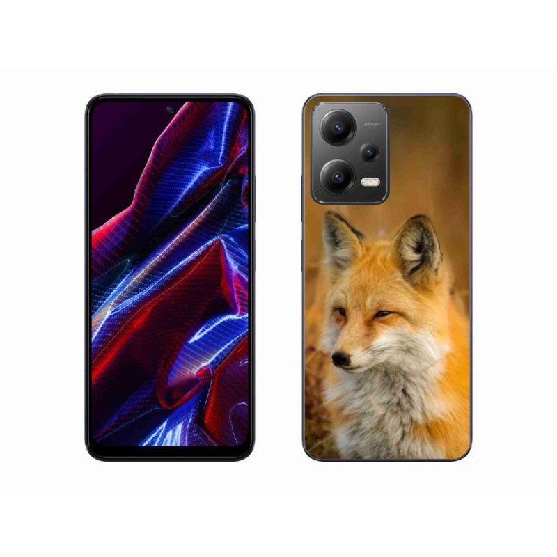 Gél borítás mmCase a Xiaomi Poco X5 5G számára - róka