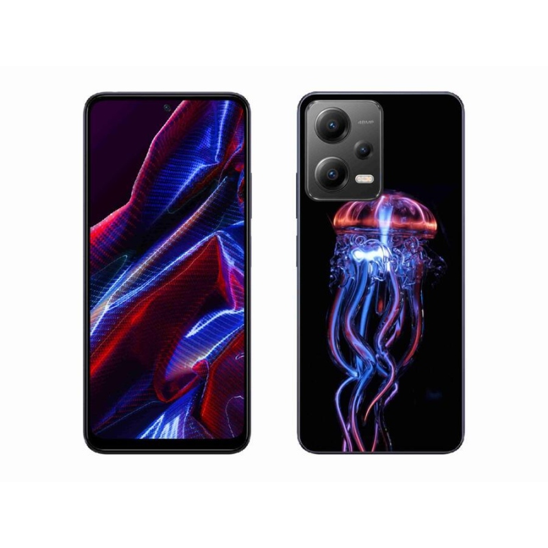 Gél borítás mmCase a Xiaomi Poco X5 5G-hez - medúza