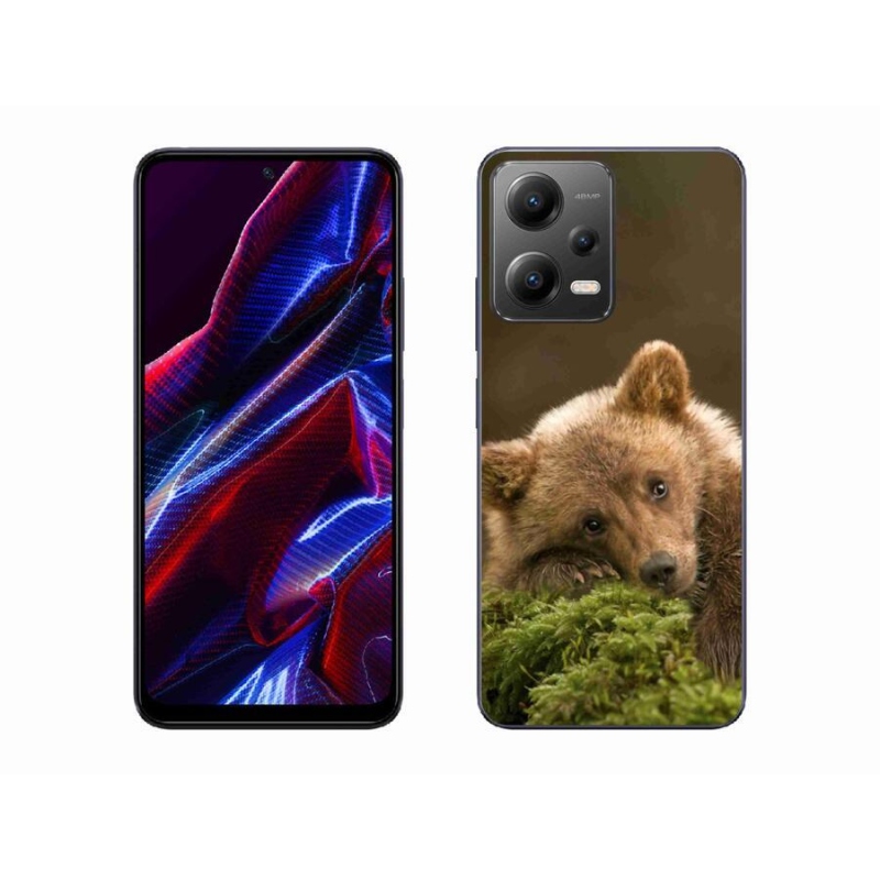 Gél borítás mmCase a Xiaomi Poco X5 5G-hez - medve