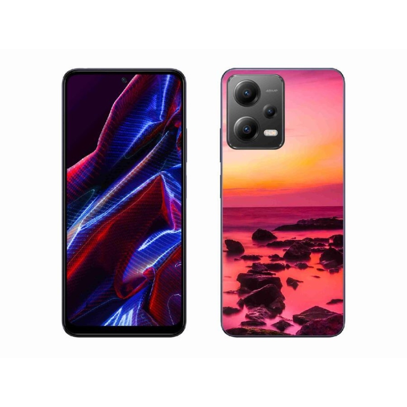Gél borító mmCase a Xiaomi Poco X5 5G számára - tenger és ragyogás