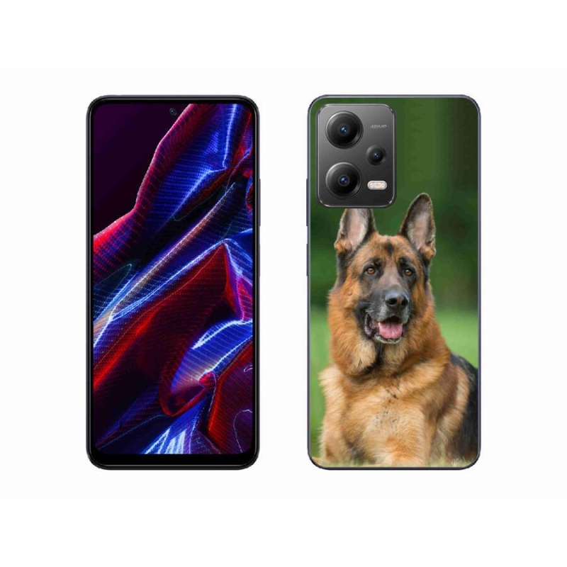 Gél borítás mmCase a Xiaomi Poco X5 5G számára - Német juhászkutya