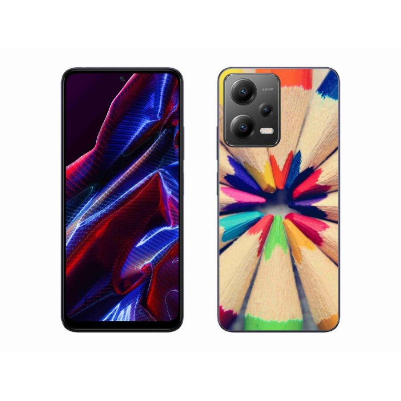 Gél borítás mmCase a Xiaomi Poco X5 5G számára - zsírkréták