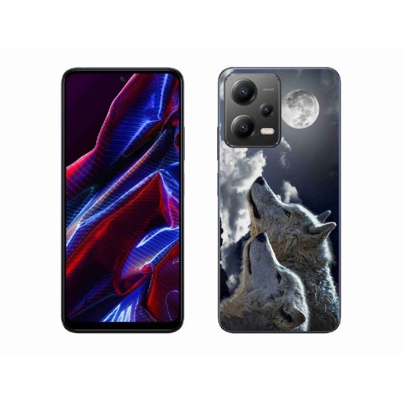 Gél borítás mmCase a Xiaomi Poco X5 5G-hez - farkasok