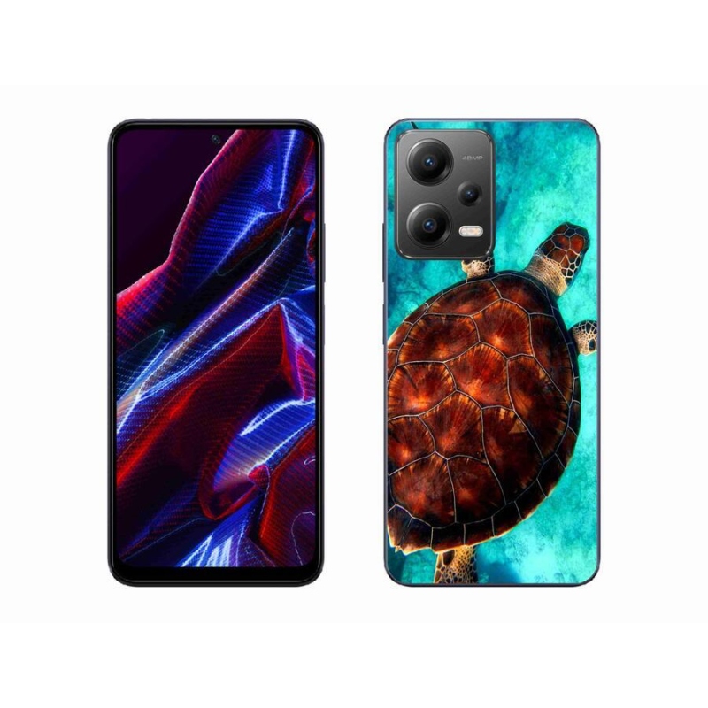 Gél borítás mmCase a Xiaomi Poco X5 5G-hez - teknősbéka