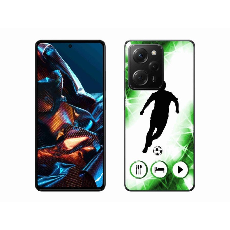 Gél borítás mmCase a Xiaomi Poco X5 Pro 5G számára - focista