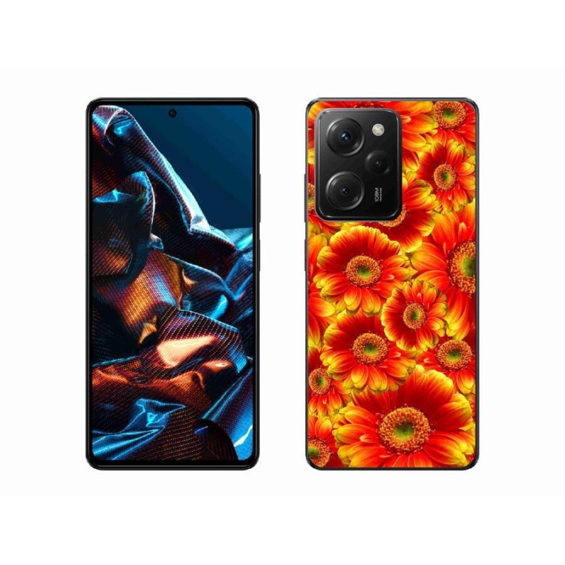 Gél borítás mmCase a Xiaomi Poco X5 Pro 5G-hez - gerbera 1