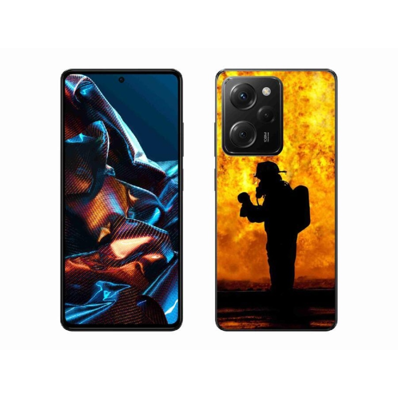 Gél borítás mmCase a Xiaomi Poco X5 Pro 5G számára - tűzoltó