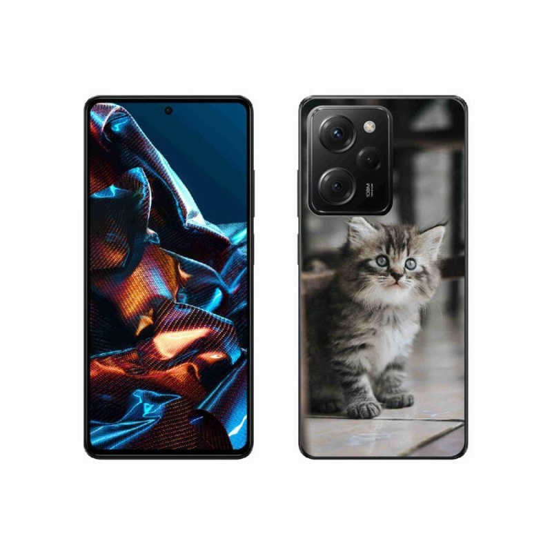 Gél borítás mmCase a Xiaomi Poco X5 Pro 5G számára - cica