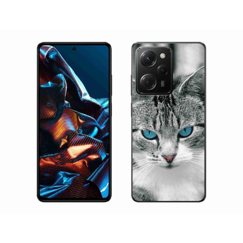 Gél borítás mmCase a Xiaomi Poco X5 Pro 5G számára - cat view 1