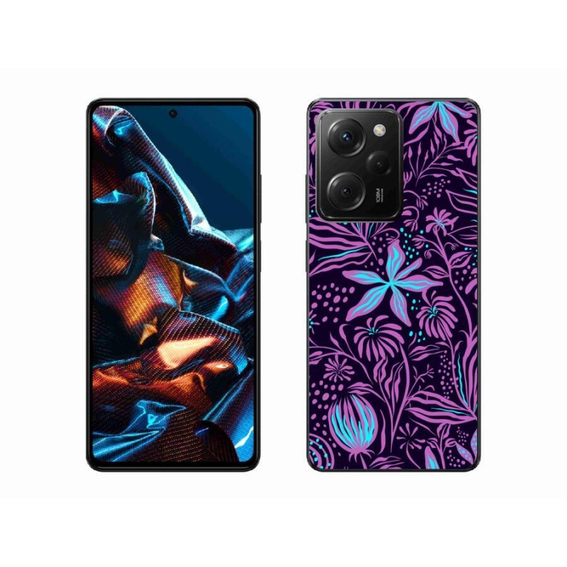 Gél borítás mmCase a Xiaomi Poco X5 Pro 5G számára - virágok 2