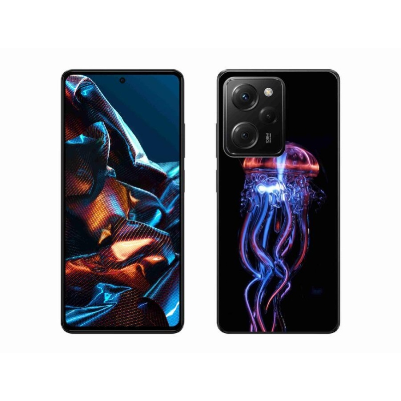 Gél borítás mmCase a Xiaomi Poco X5 Pro 5G számára - medúza