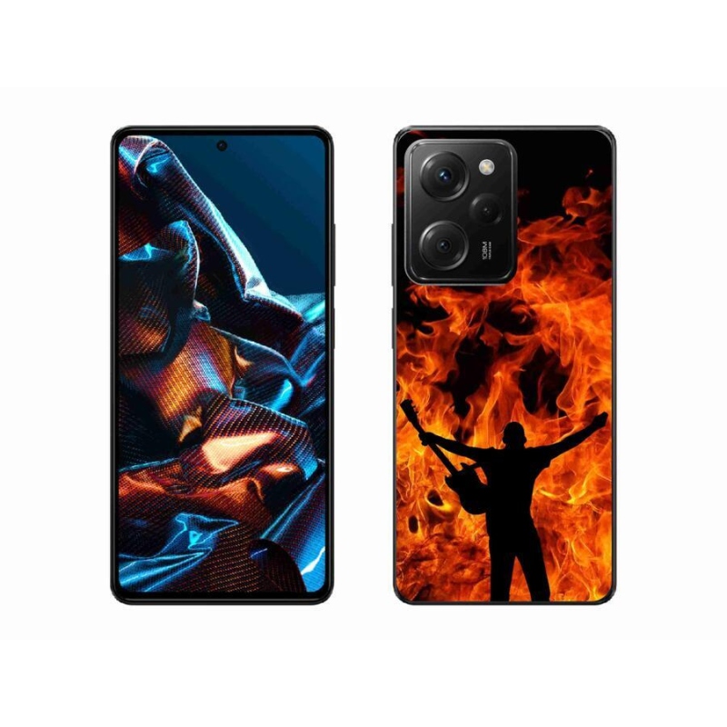 Gélburkolat mmCase a Xiaomi Poco X5 Pro 5G számára - zenész és tűz