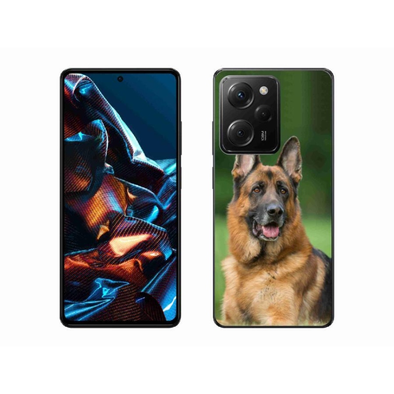 Gél borítás mmCase a Xiaomi Poco X5 Pro 5G számára - Német juhászkutya