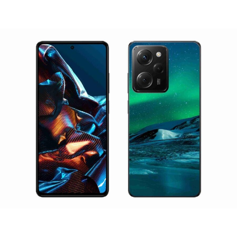 Gél borító mmCase a Xiaomi Poco X5 Pro 5G számára - sarki fény