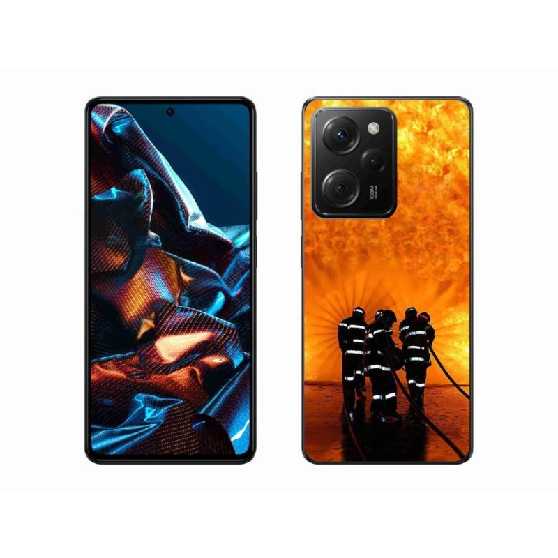 Gél borítás mmCase a Xiaomi Poco X5 Pro 5G számára - tűz