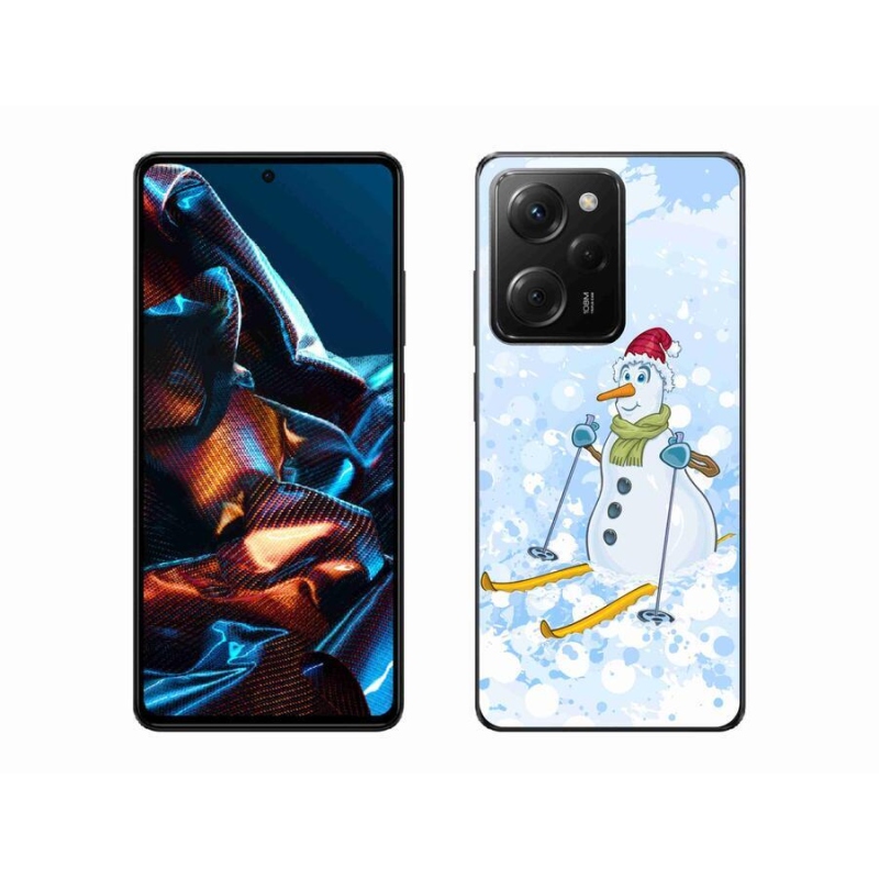 Gél borítás mmCase a Xiaomi Poco X5 Pro 5G számára - hóember