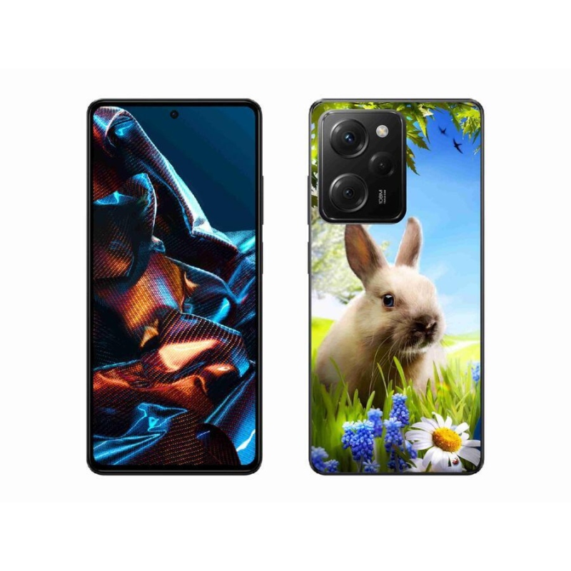 Gél borítás mmCase a Xiaomi Poco X5 Pro 5G számára - nyuszi
