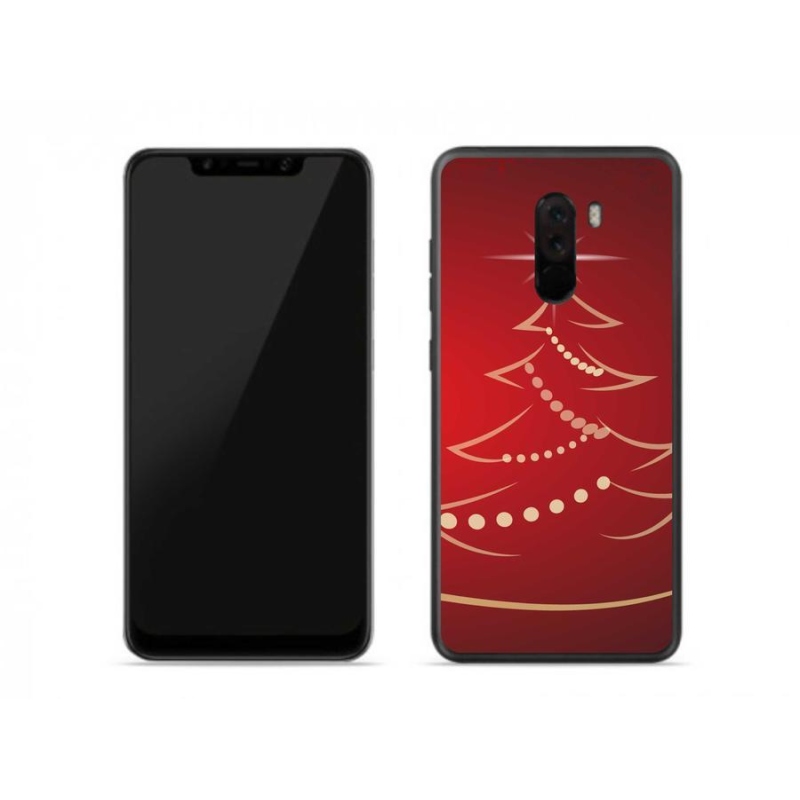 Gél borítás mmCase a Xiaomi Pocophone F1-hez - karácsonyfa karikatúra