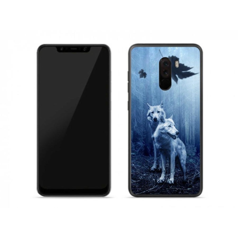 Gél borítás mmCase a Xiaomi Pocophone F1-hez - farkasok az erdőben