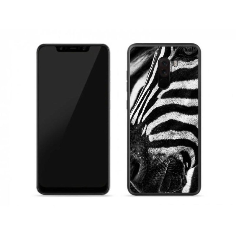 Gél borítás mmCase a Xiaomi Pocophone F1 készülékhez - zebra