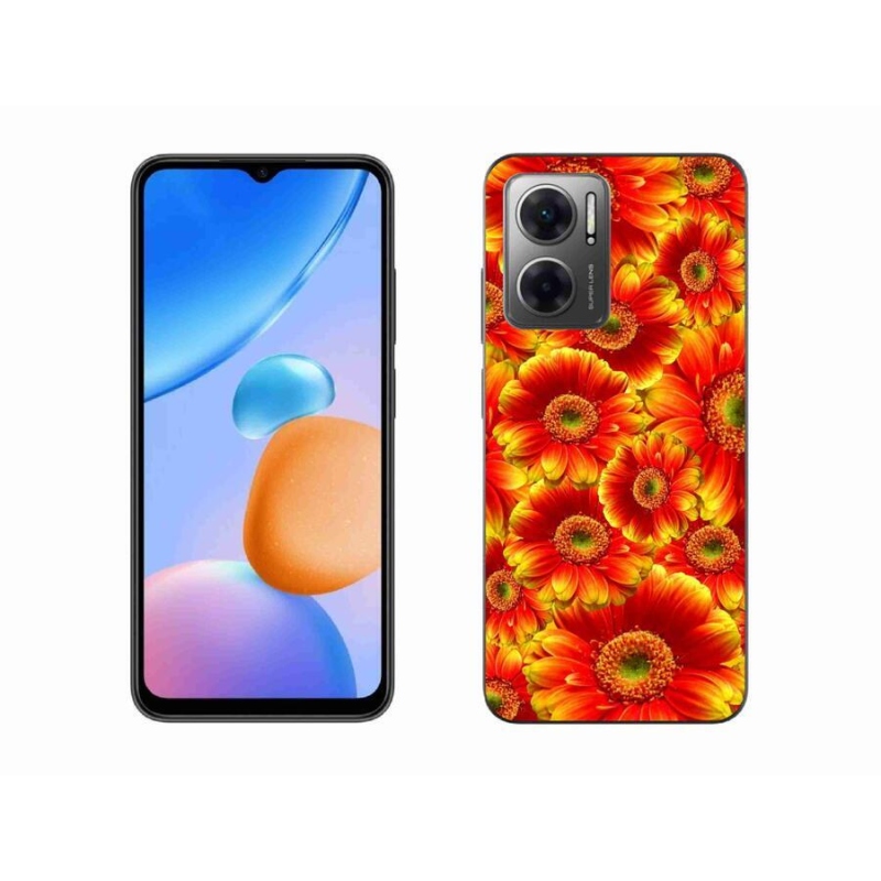 Gél borítás mmCase a Xiaomi Redmi 10 5G-hez - gerbera 1