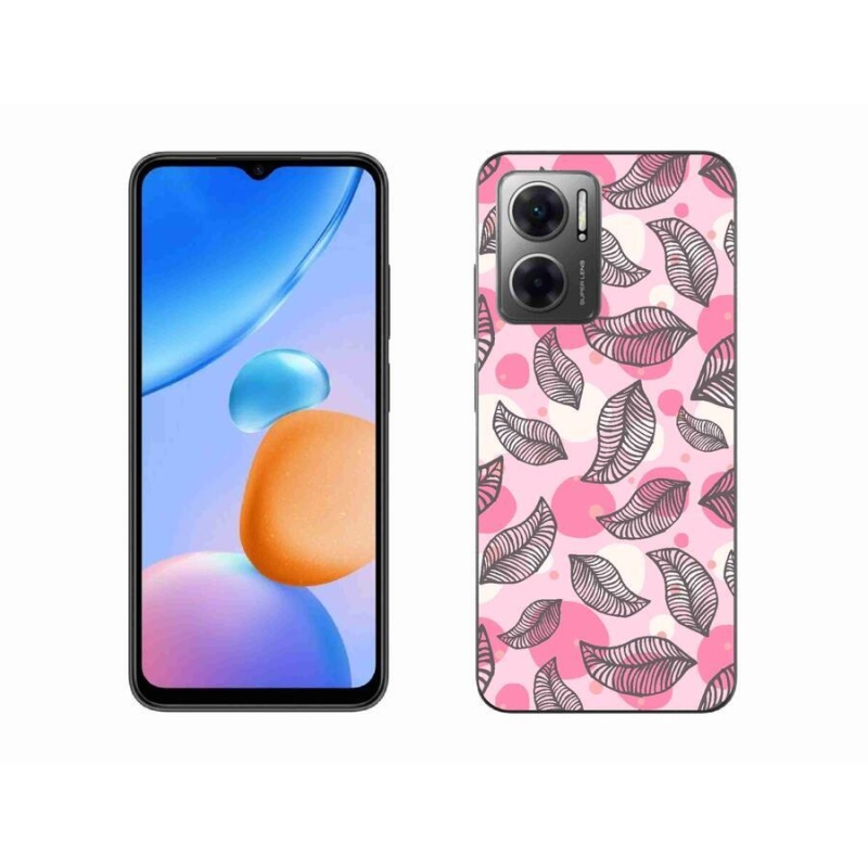 Gél borító mmCase a Xiaomi Redmi 10 5G-hez - rajzfilm hulló levelek