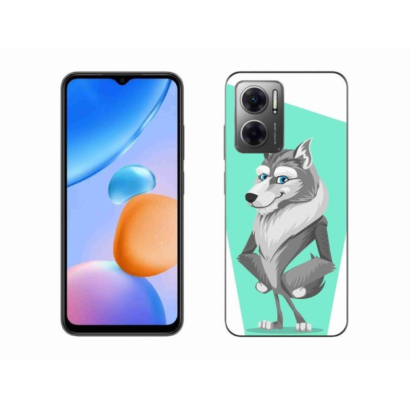 Gél borító mmCase a Xiaomi Redmi 10 5G-hez - rajzfilm farkas