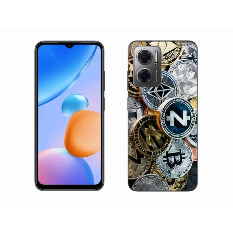 Gél borítás mmCase a Xiaomi Redmi 10 5G számára - kriptovaluták