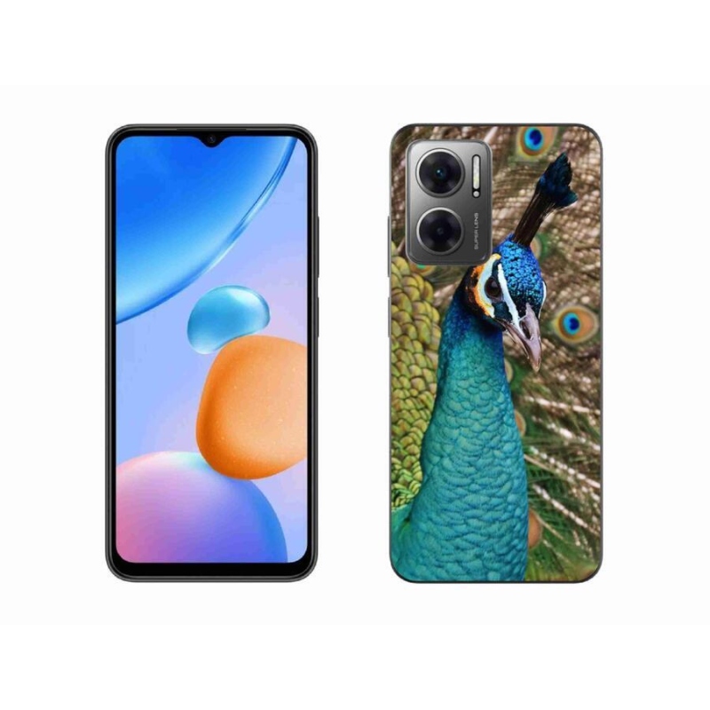 Gél borítás mmCase a Xiaomi Redmi 10 5G készülékhez - páva