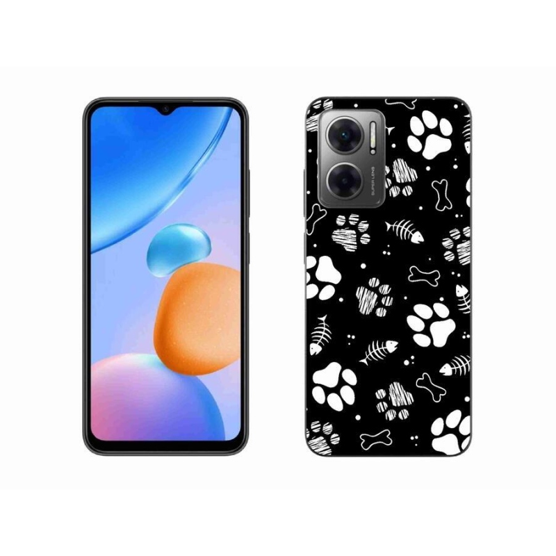 Gél borítás mmCase a Xiaomi Redmi 10 5G-hez - kutyamancsok